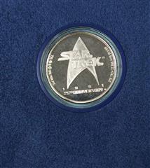 1991 Star Trek 25th Anniversary U.S.S. Enterprise - 1oz .999 Silver